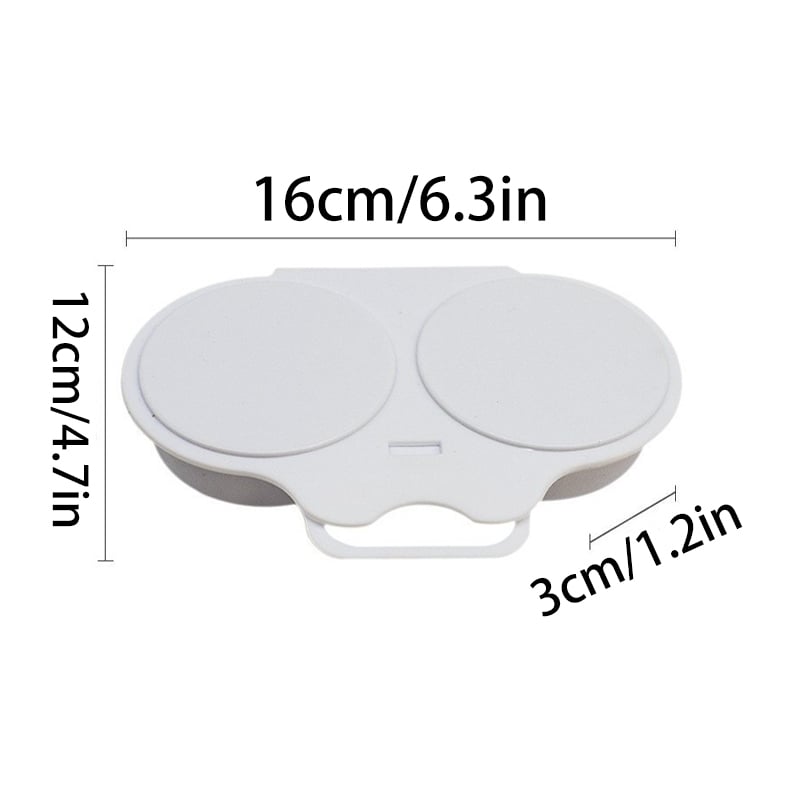 2-Egg Microwave Egg Poacher with Lid