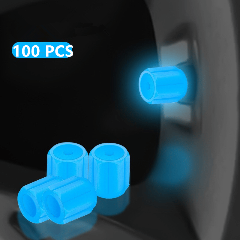 🌟Universal Fluorescent Tire Valve Caps (4 PCS/Set)