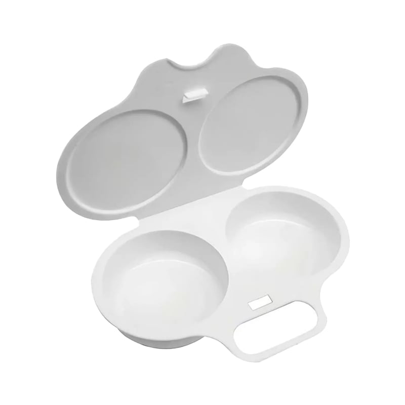 2-Egg Microwave Egg Poacher with Lid