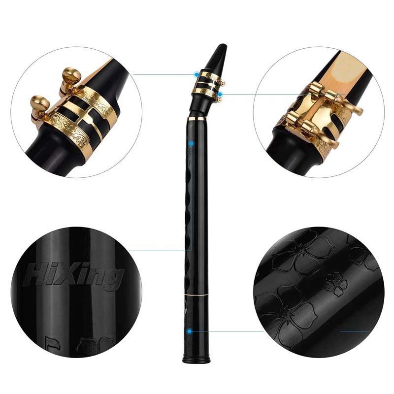 Key of C Two Octave Range Pocket Travel Saxphone