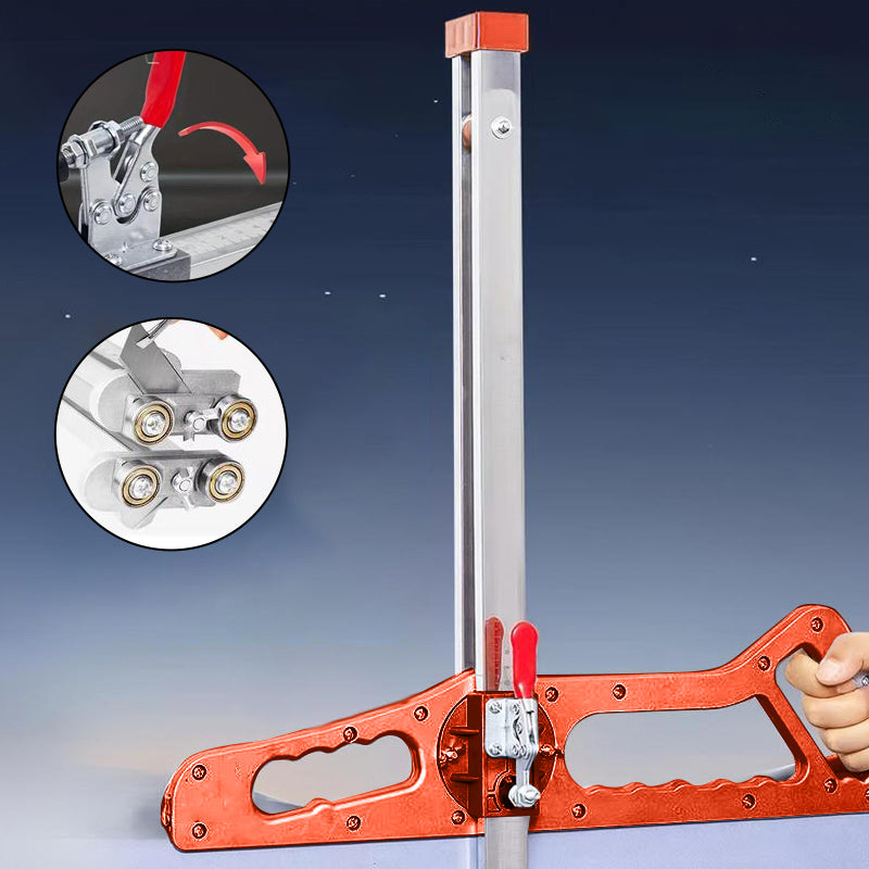 Portable Double Blade Drywall Cutter – Hand Push Gypsum Board Tool – 20-600mm