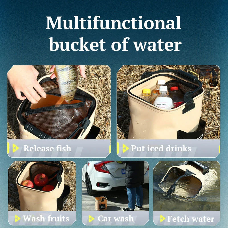 Fish Shaped Bucket Multifunctional Foldable Fish Bucket – starstartree