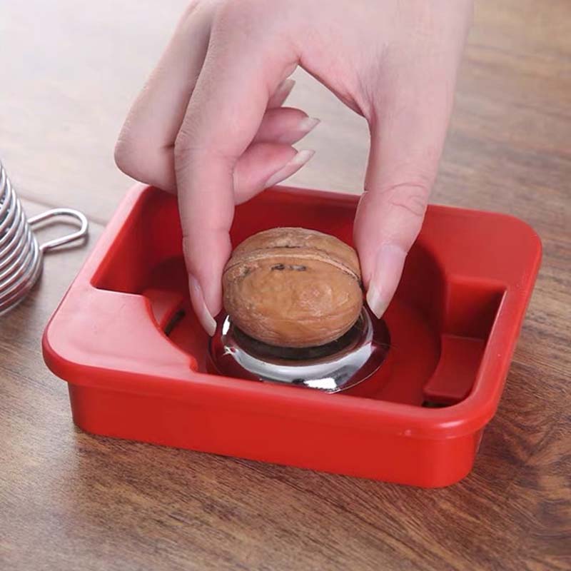 Stainless Steel Spring Walnut Opener