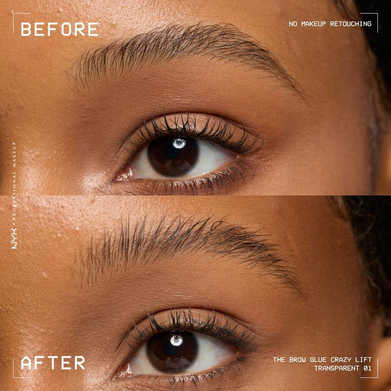 Strong Hold Brow Lamination Gel with Built-In Styling Comb