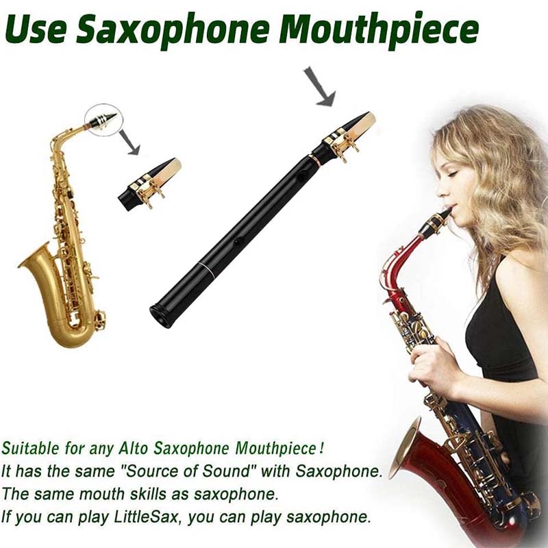 Key of C Two Octave Range Pocket Travel Saxphone