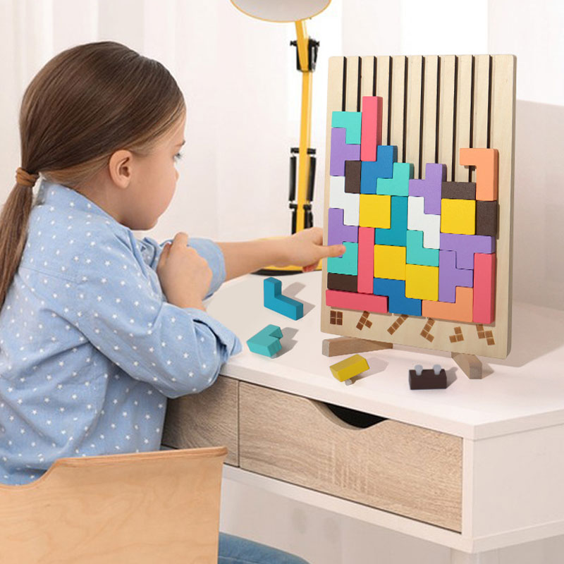 Wooden Stacking Puzzle Toy
