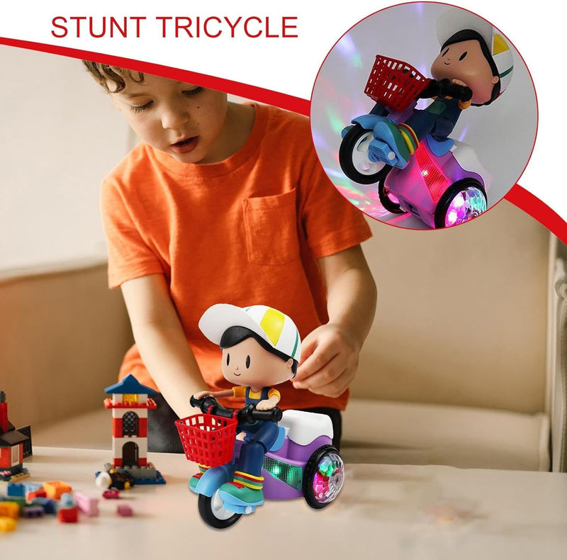 Stunt Spin Dance Electric Tricycle Toy