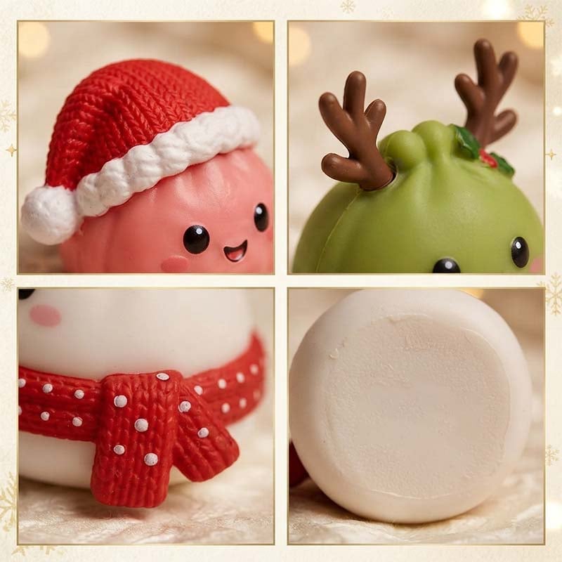 Christmas Dumpling Squishy Advent Calendar – 24 Surprise Toys