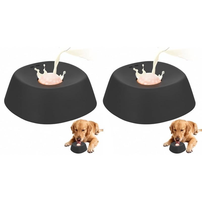 Slow-Feed Liquid Dog Bowls