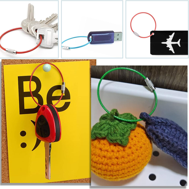 Wire Key Ring  (10 pcs)