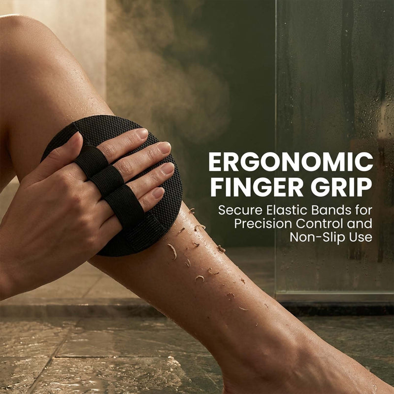 Soft Rubber Shower Scrubber, Gentle Exfoliating Bath Brush for All Skin Types
