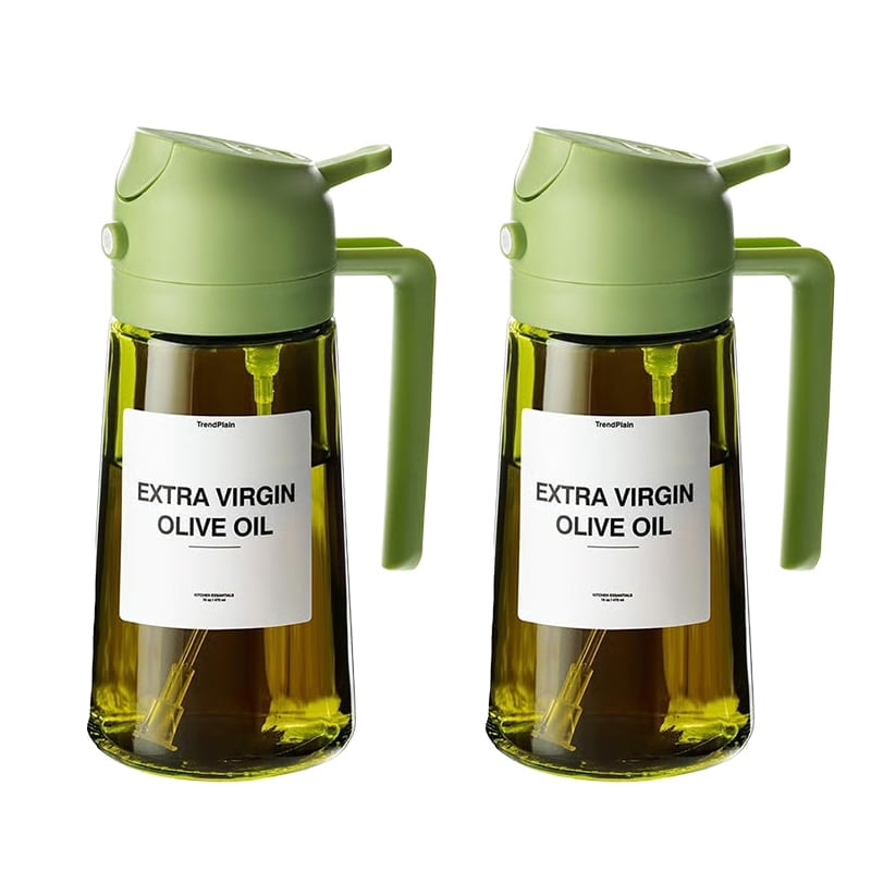 2 in 1 Glass Oil Sprayer & Dispenser