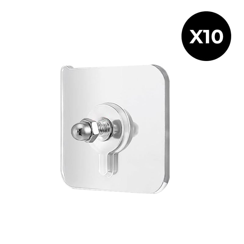 New Self Adhesive Nails Wall Mount Non-Trace Screw Hook Stickers