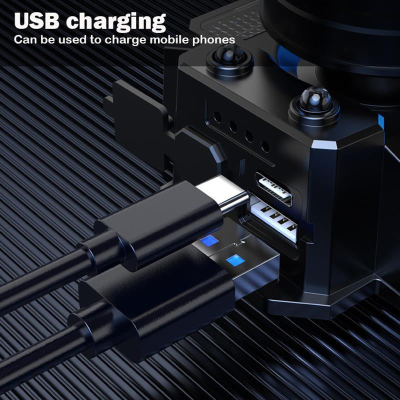 USB Rechargeable Waterproof LED Headlamp