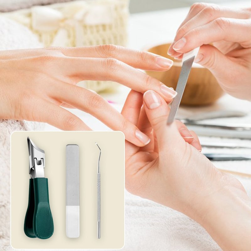 new-Three Sets Of Eagle Beak Beveled Nail Clippers