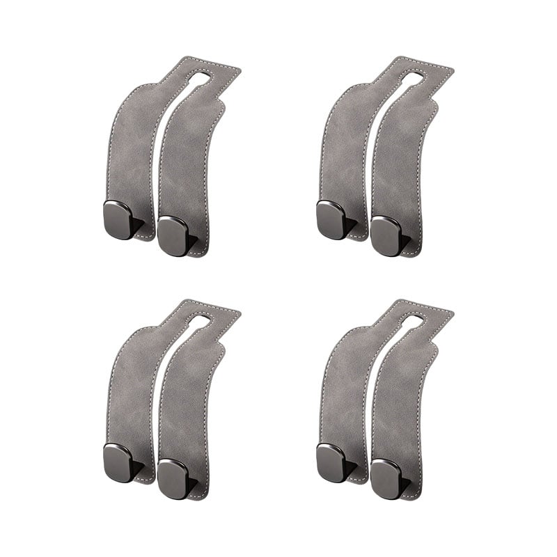 Suede Leather Car Seat Hook