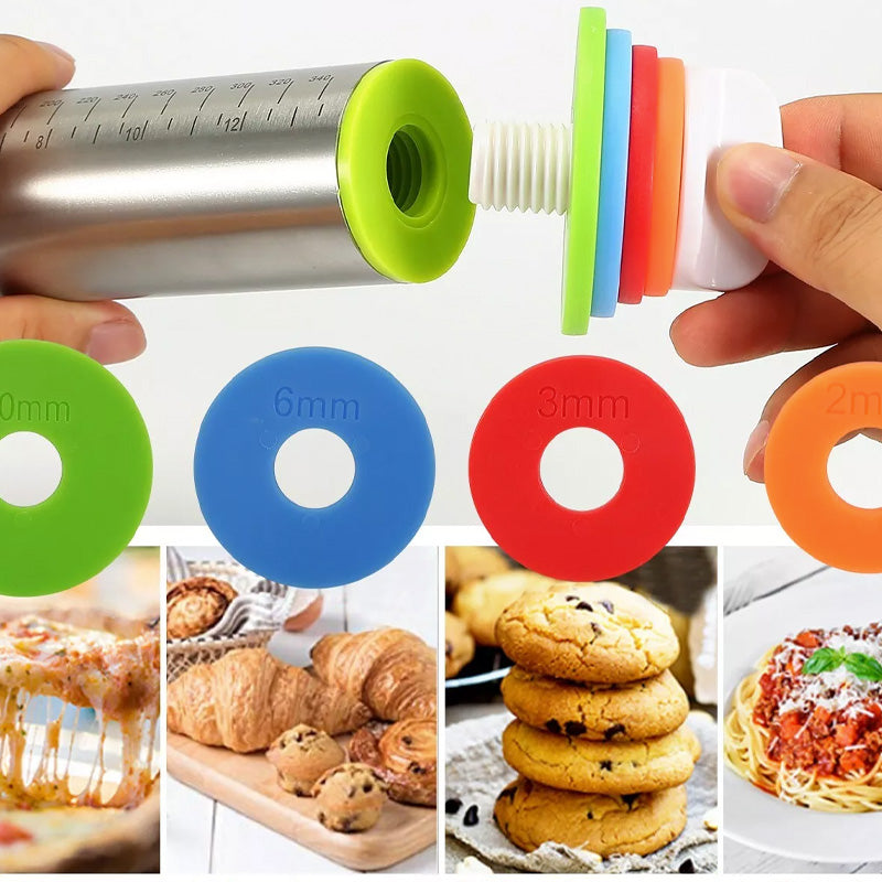 Stainless steel rolling pin