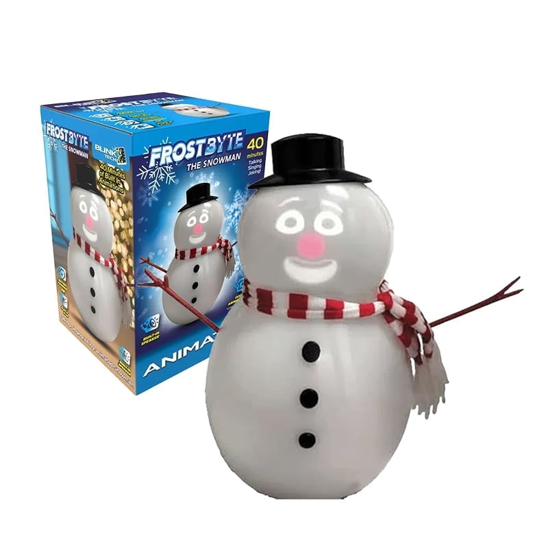 Talking Animated Blink Snowman