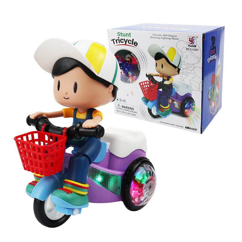 Stunt Spin Dance Electric Tricycle Toy
