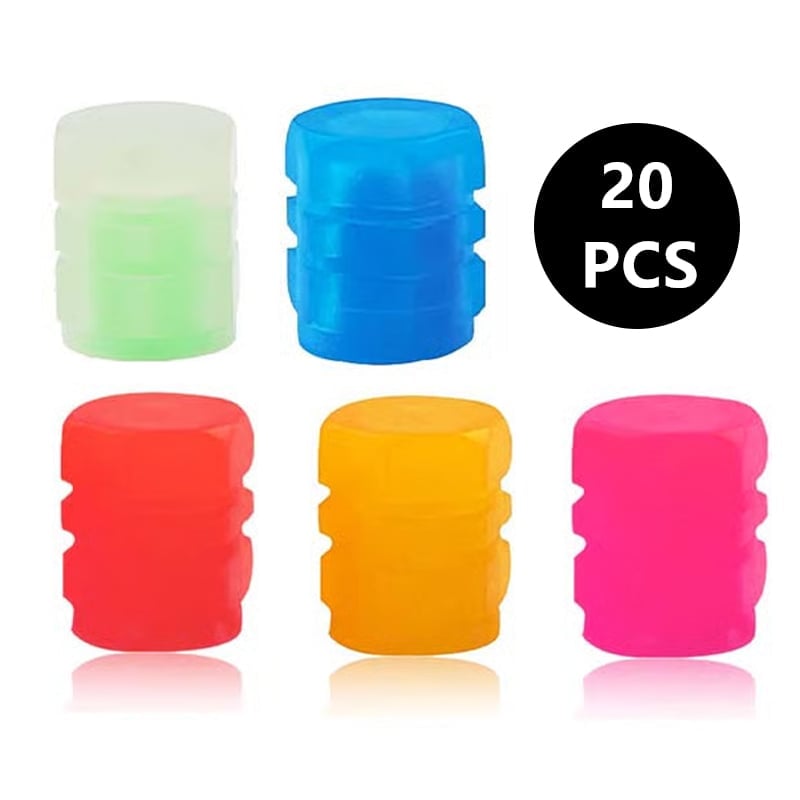 🌟Universal Fluorescent Tire Valve Caps (4 PCS/Set)