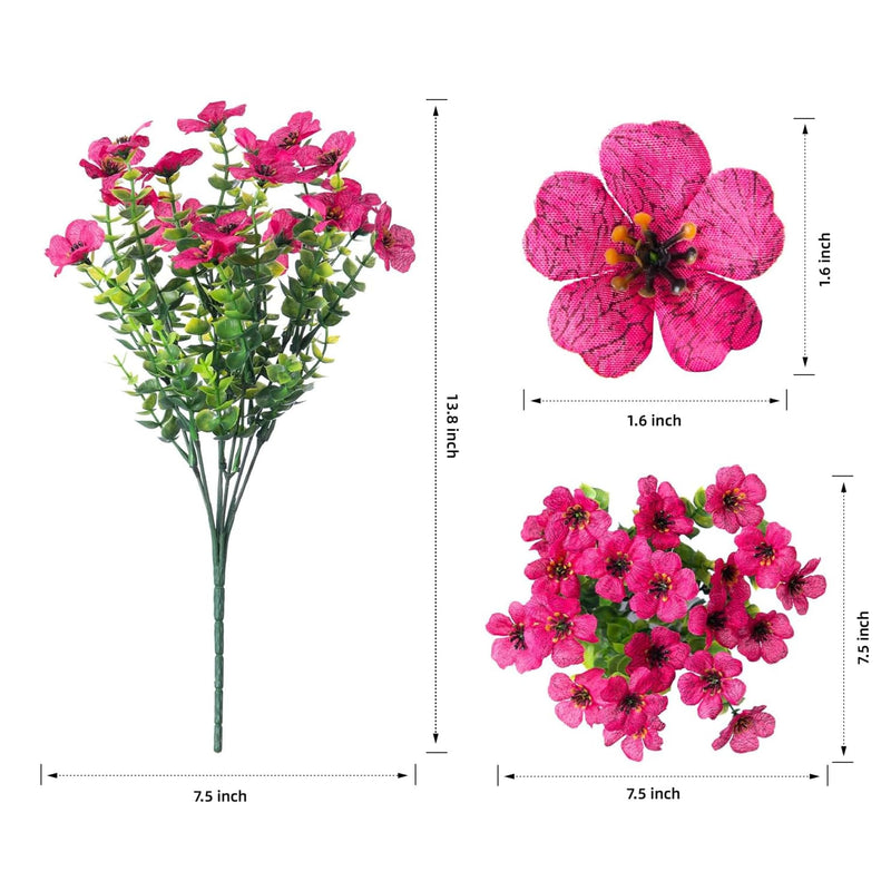 Artificial Faux Flowers for Indoorand Outdoor Decoration