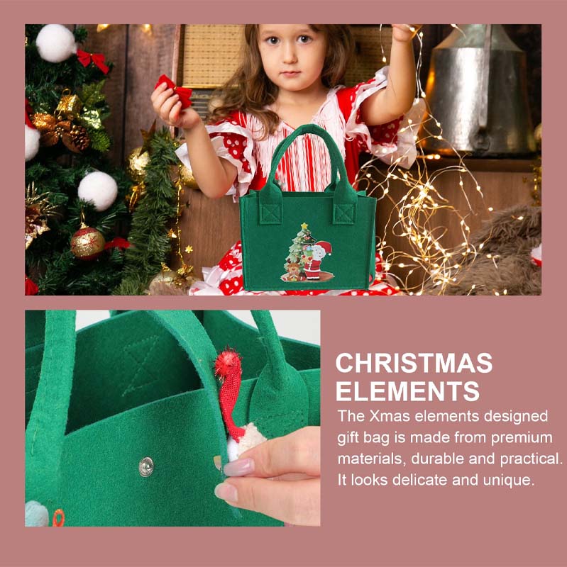 Cute felt Christmas Gift Bags
