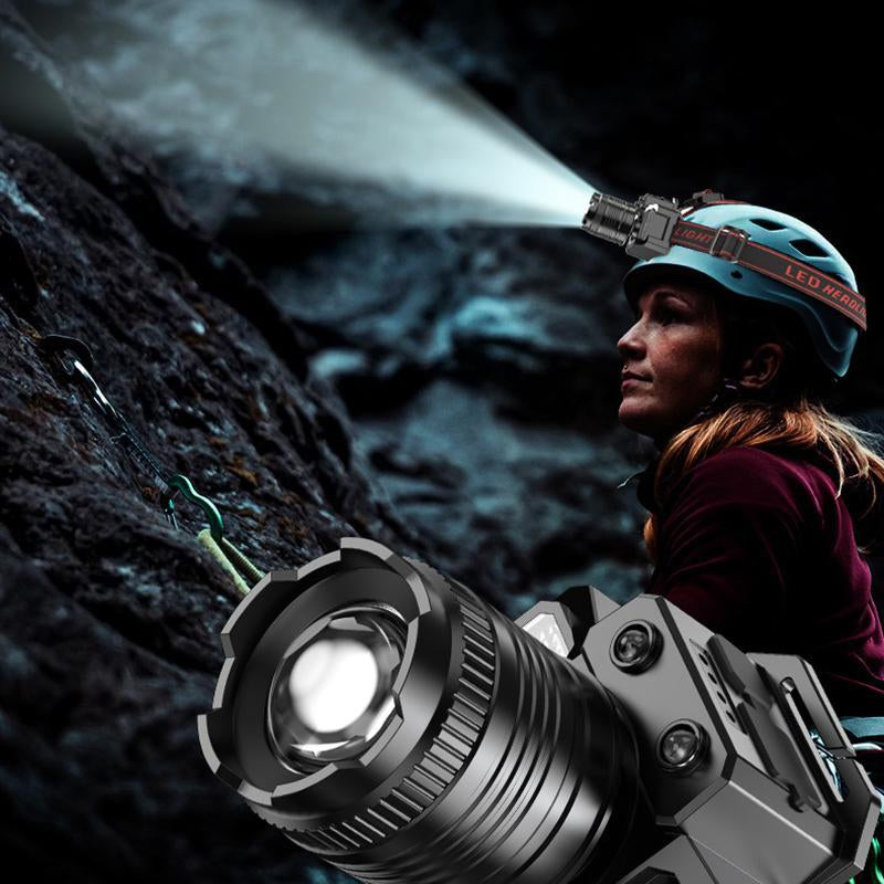 USB Rechargeable Waterproof LED Headlamp