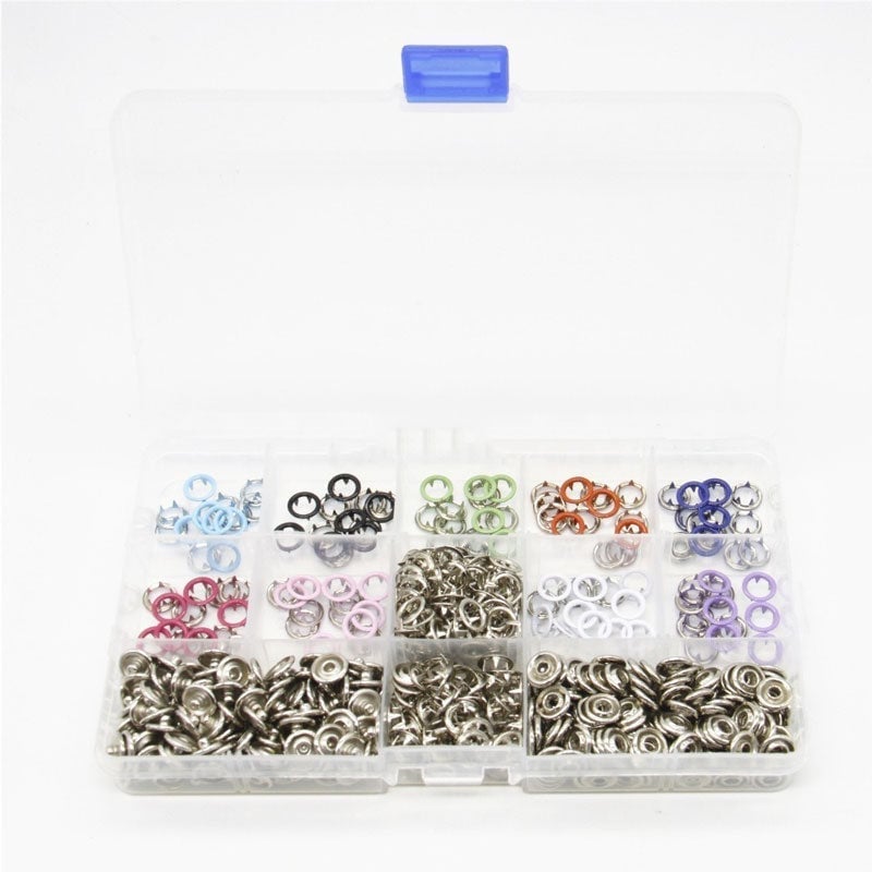 New Metal Snaps Buttons Kit