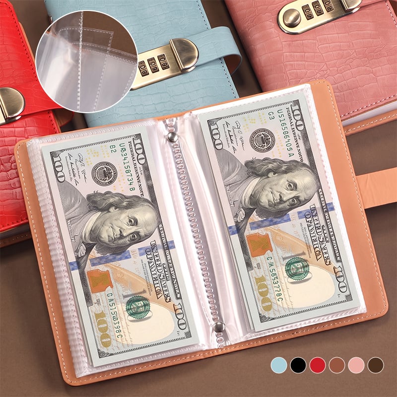 Lockable Savings Notebook