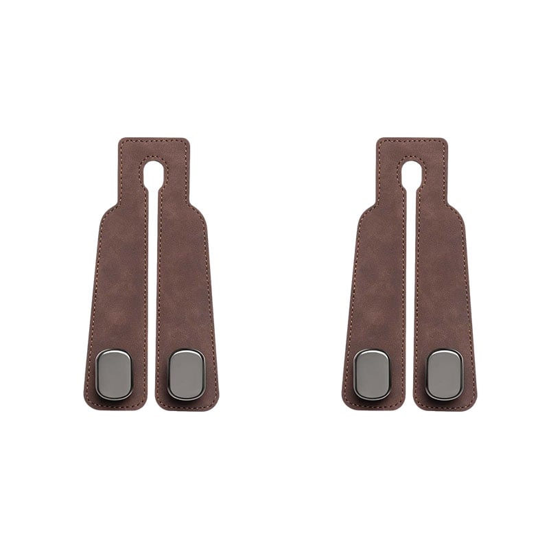 Suede Leather Car Seat Hook