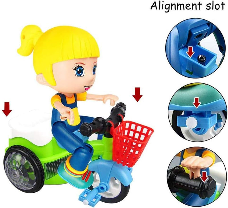 Stunt Spin Dance Electric Tricycle Toy