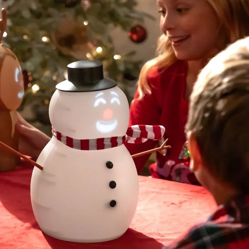Talking Animated Blink Snowman