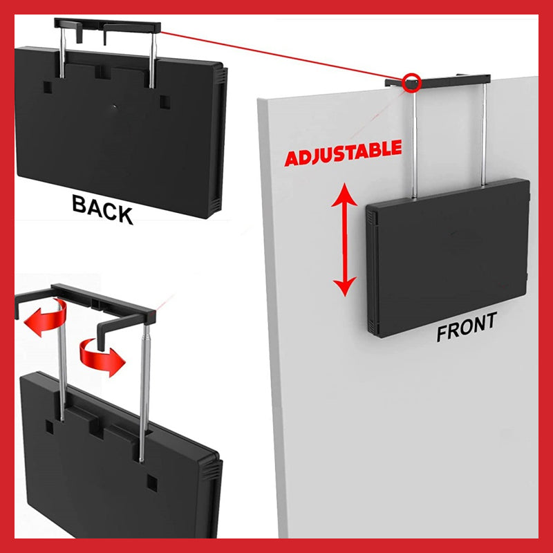 Expandable Hanging Foldable Three-Way Mirror