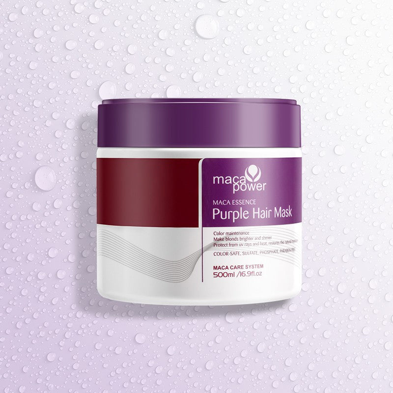 Collagen nourishing hair care deep repair purple hair mask