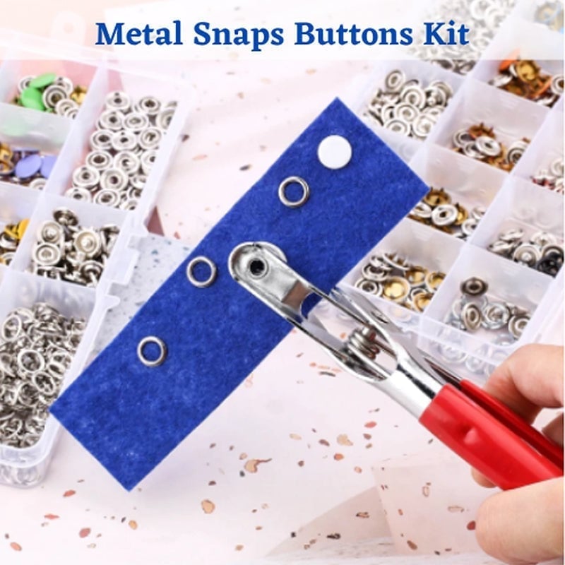 New Metal Snaps Buttons Kit