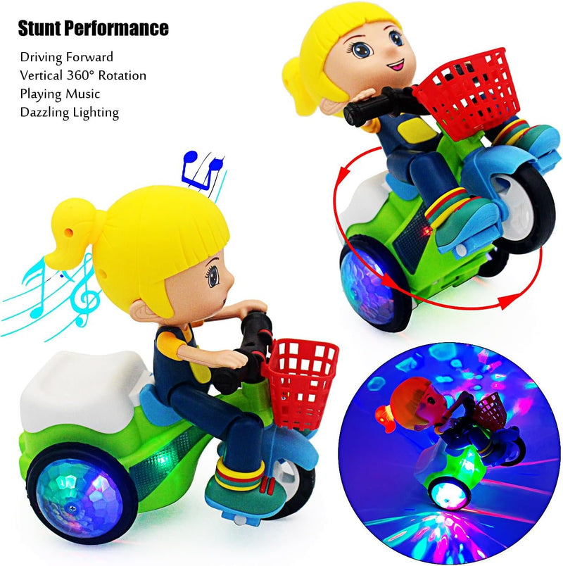 Stunt Spin Dance Electric Tricycle Toy