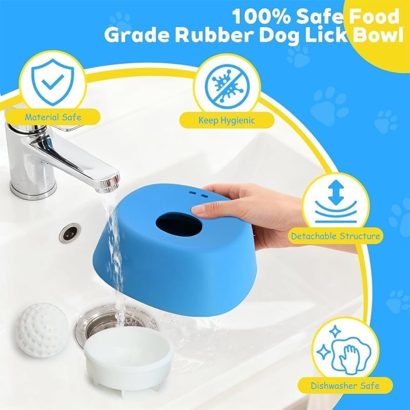 Slow-Feed Liquid Dog Bowls