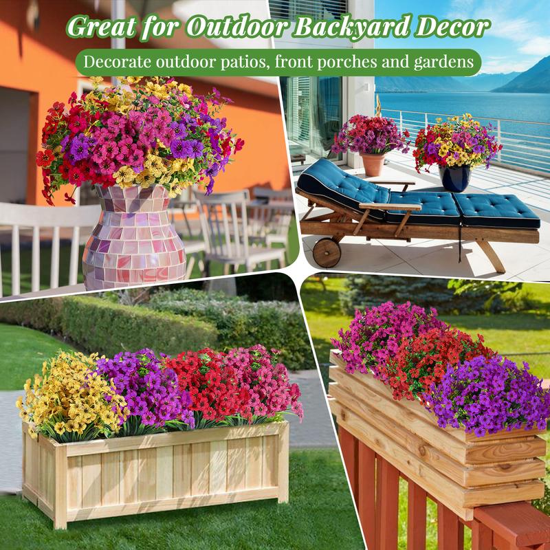 Artificial Faux Flowers for Indoorand Outdoor Decoration