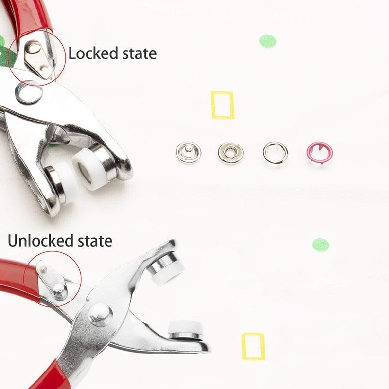 New Metal Snaps Buttons Kit