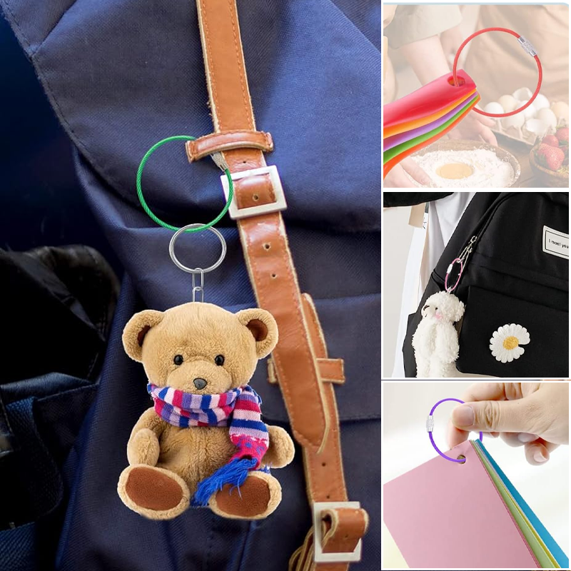 Wire Key Ring  (10 pcs)