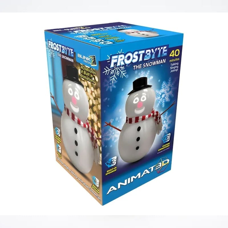 Talking Animated Blink Snowman