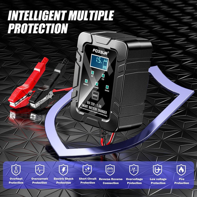 6v 12v Automatic Intelligent Recognition