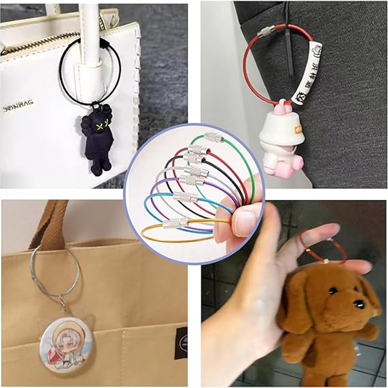 Wire Key Ring  (10 pcs)