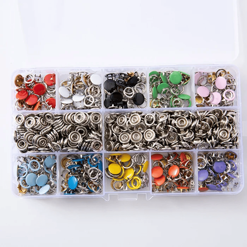 New Metal Snaps Buttons Kit
