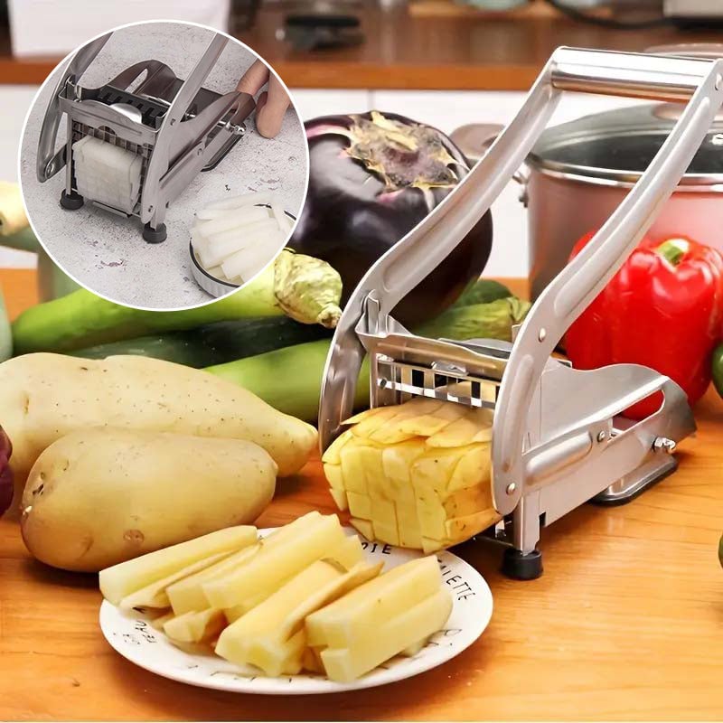 Wooden Handle Potato Chips Slicer