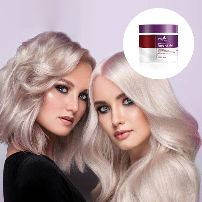 Collagen nourishing hair care deep repair purple hair mask