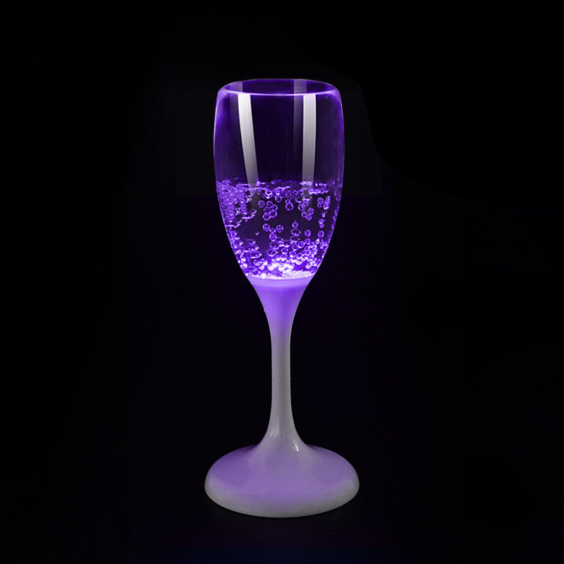 LED Lighted Champagne Glass