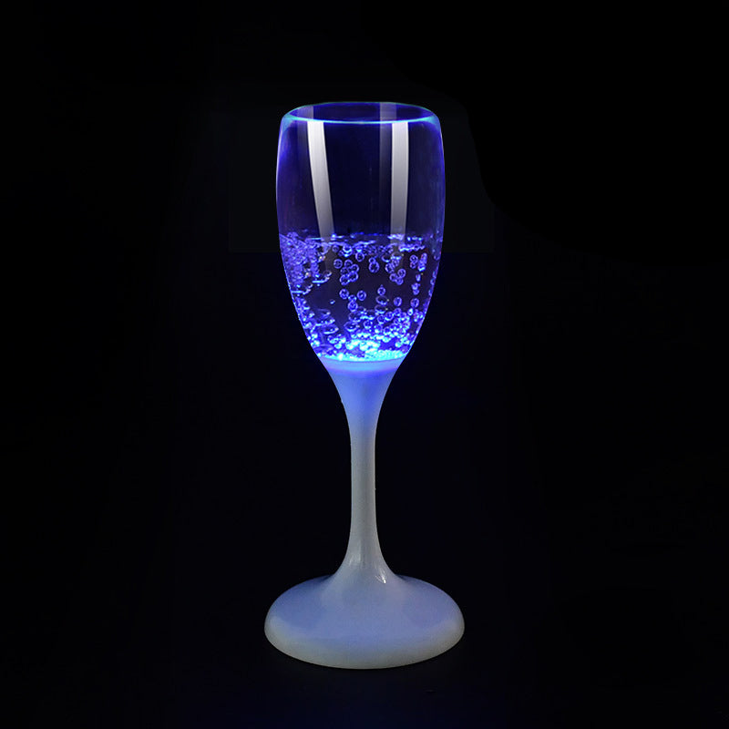 LED Lighted Champagne Glass