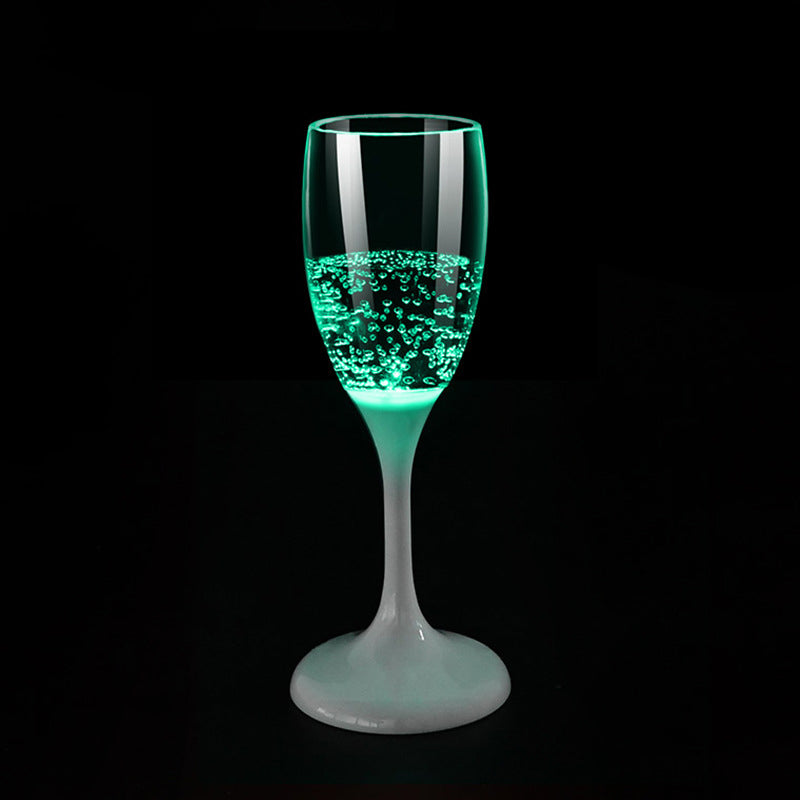 LED Lighted Champagne Glass