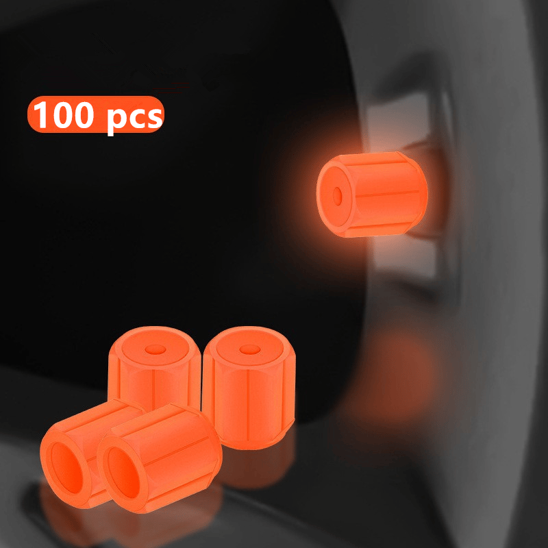 🌟Universal Fluorescent Tire Valve Caps (4 PCS/Set)